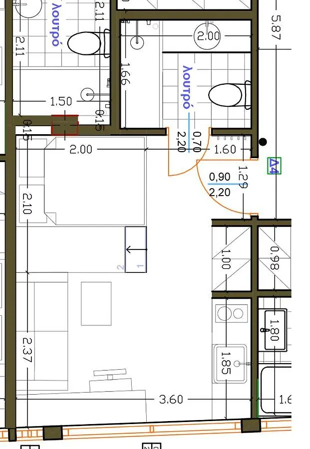 Apartment New Deluxe Studio 4 Downtown Thessaloniki- Fully Equiped Greece